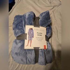 Nwt Plush Blue Robe